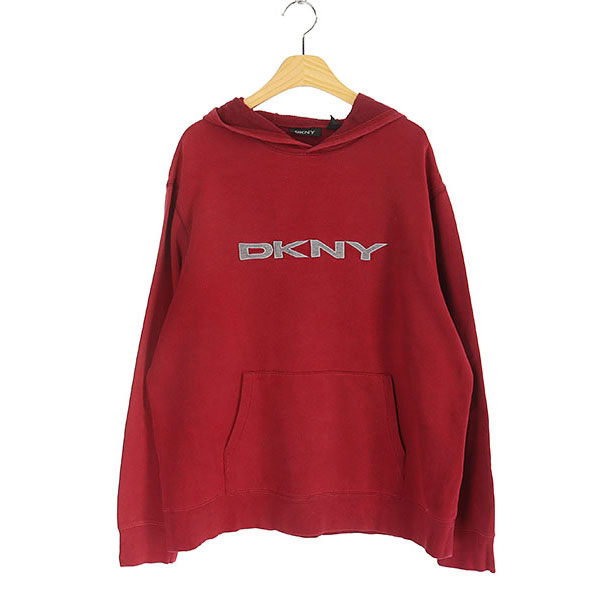 DKNY 도나카렌뉴욕 코튼 후드 티셔츠(SIZE : UNISEX L)