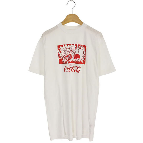 COCACOLA  코튼 반팔 티셔츠(SIZE : UNISEX M)